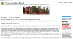 Desktop Screenshot of preservationlawdigest.com